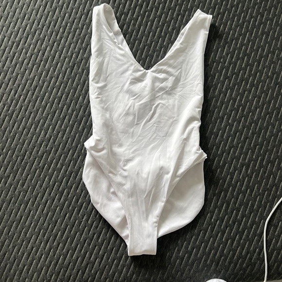 Swim White One Piece With Crossback By Londre Swimwear Poshmark